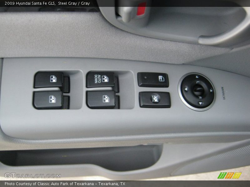 Steel Gray / Gray 2009 Hyundai Santa Fe GLS