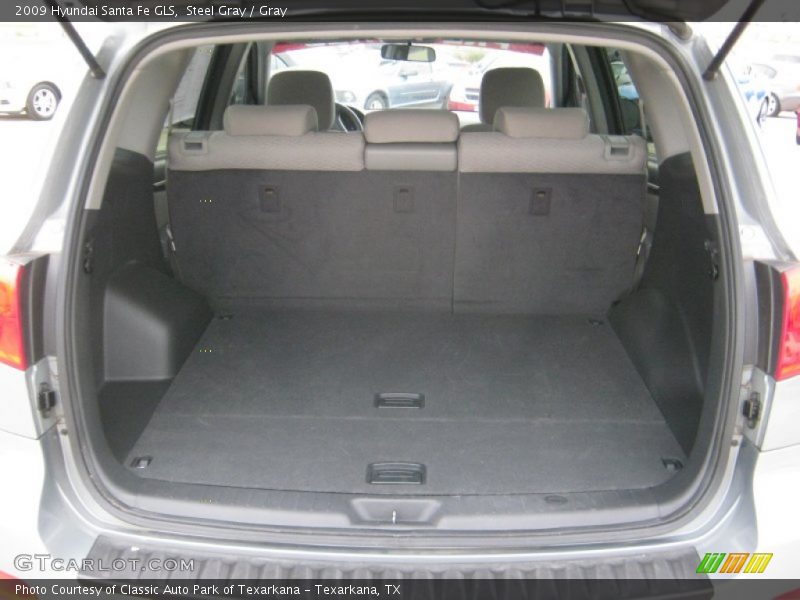 Steel Gray / Gray 2009 Hyundai Santa Fe GLS