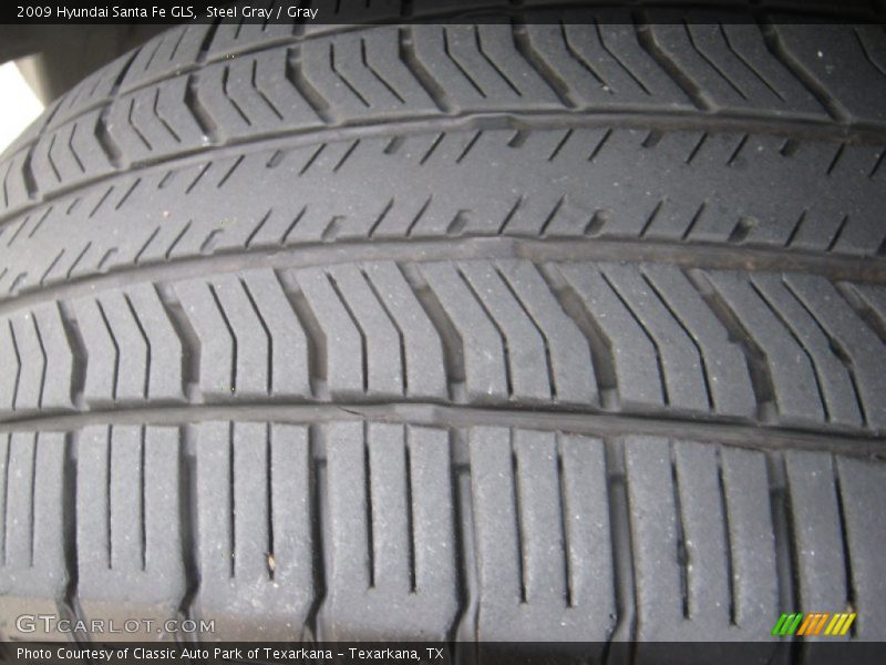 Steel Gray / Gray 2009 Hyundai Santa Fe GLS