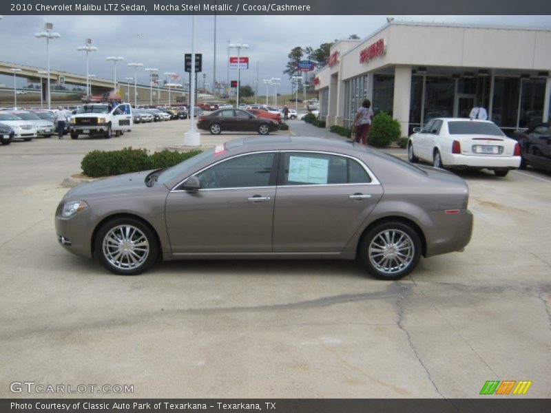 Mocha Steel Metallic / Cocoa/Cashmere 2010 Chevrolet Malibu LTZ Sedan