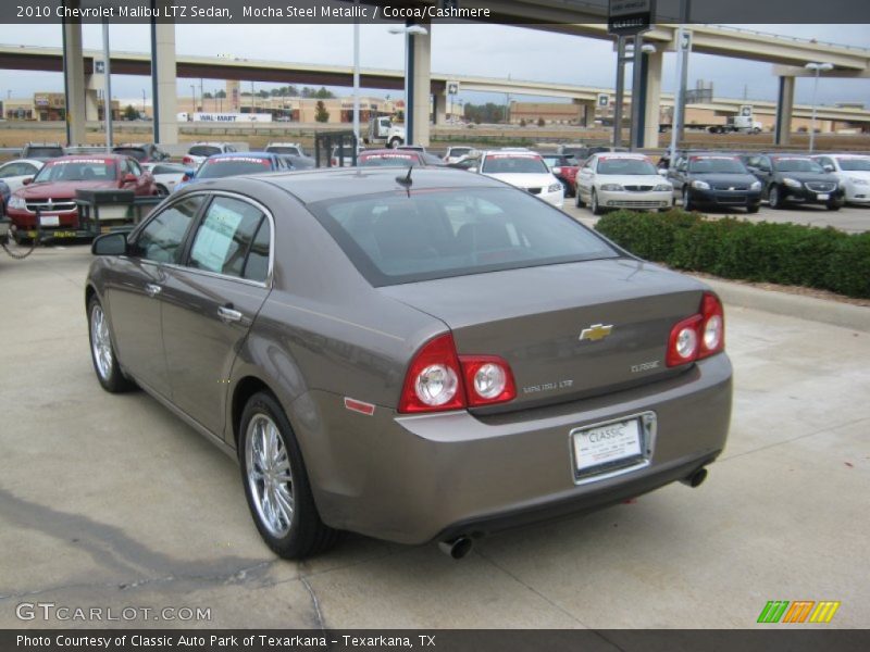 Mocha Steel Metallic / Cocoa/Cashmere 2010 Chevrolet Malibu LTZ Sedan