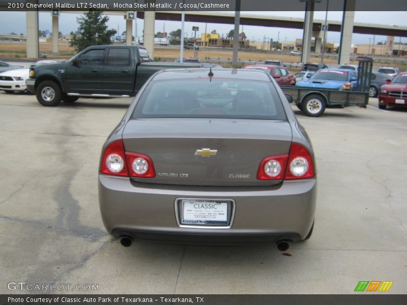 Mocha Steel Metallic / Cocoa/Cashmere 2010 Chevrolet Malibu LTZ Sedan