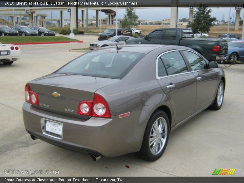 Mocha Steel Metallic / Cocoa/Cashmere 2010 Chevrolet Malibu LTZ Sedan