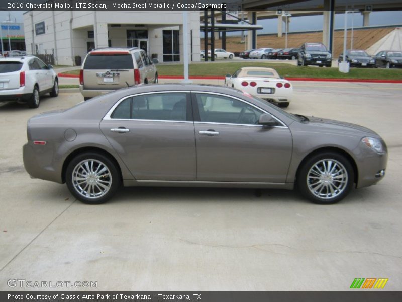 Mocha Steel Metallic / Cocoa/Cashmere 2010 Chevrolet Malibu LTZ Sedan