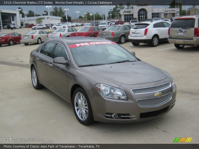 Mocha Steel Metallic / Cocoa/Cashmere 2010 Chevrolet Malibu LTZ Sedan