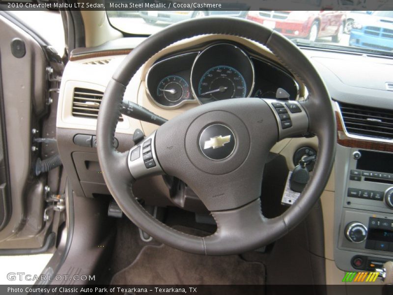 Mocha Steel Metallic / Cocoa/Cashmere 2010 Chevrolet Malibu LTZ Sedan