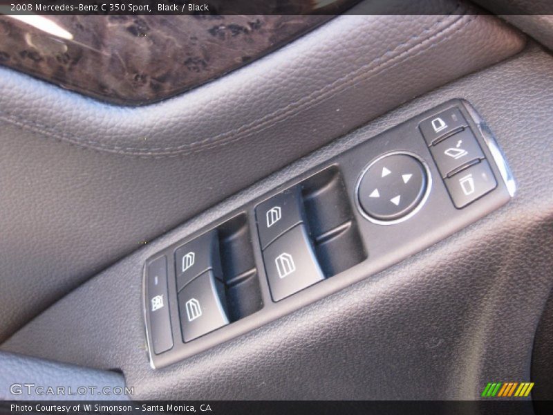 Black / Black 2008 Mercedes-Benz C 350 Sport