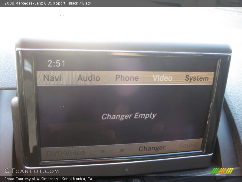 Black / Black 2008 Mercedes-Benz C 350 Sport