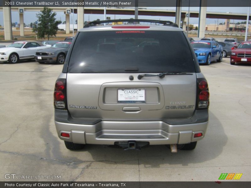 Sandalwood Metallic / Medium Pewter 2003 Chevrolet TrailBlazer LS