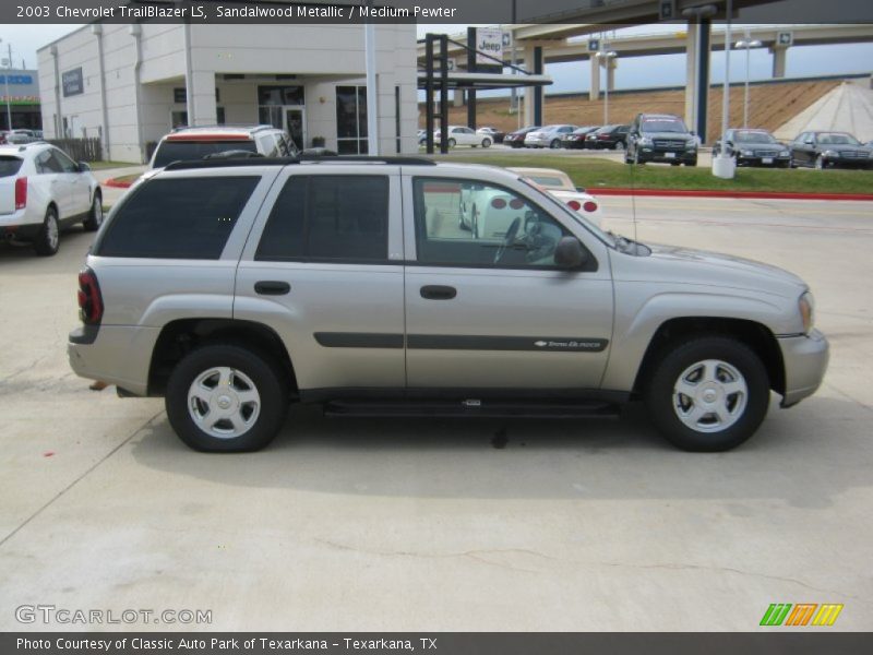 Sandalwood Metallic / Medium Pewter 2003 Chevrolet TrailBlazer LS