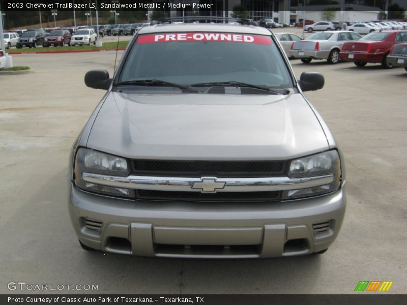 Sandalwood Metallic / Medium Pewter 2003 Chevrolet TrailBlazer LS