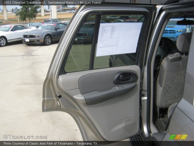 Sandalwood Metallic / Medium Pewter 2003 Chevrolet TrailBlazer LS