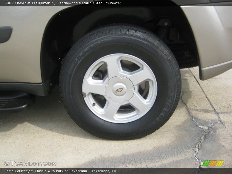 Sandalwood Metallic / Medium Pewter 2003 Chevrolet TrailBlazer LS