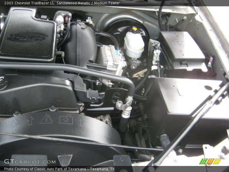 Sandalwood Metallic / Medium Pewter 2003 Chevrolet TrailBlazer LS