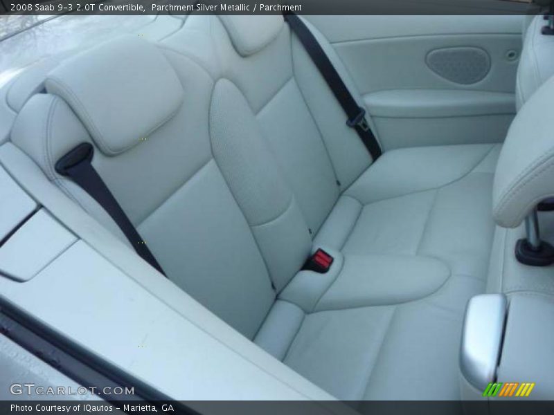 Parchment Silver Metallic / Parchment 2008 Saab 9-3 2.0T Convertible
