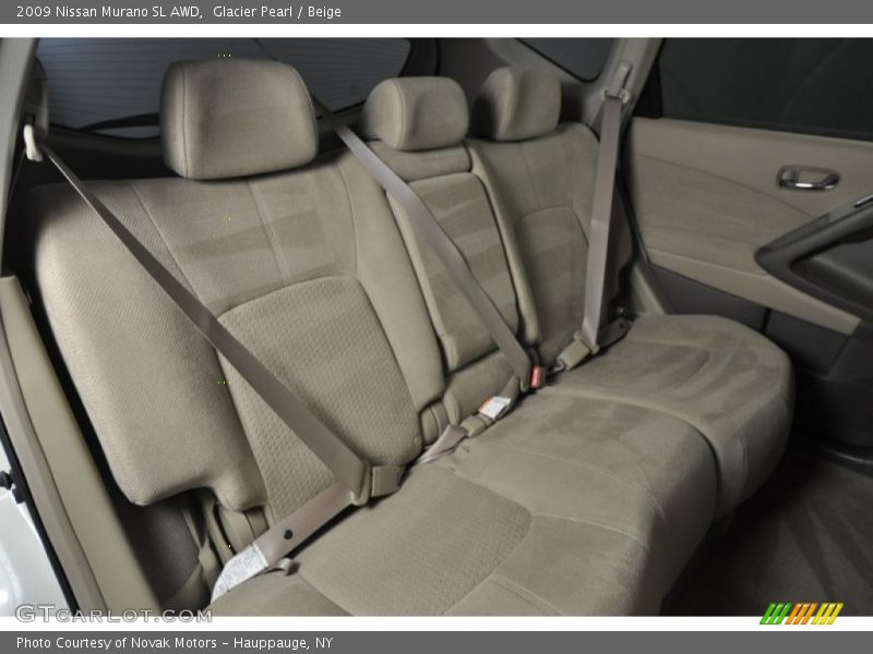 Glacier Pearl / Beige 2009 Nissan Murano SL AWD