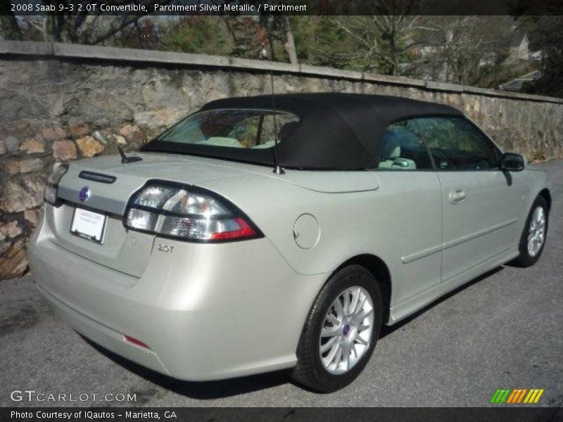 Parchment Silver Metallic / Parchment 2008 Saab 9-3 2.0T Convertible