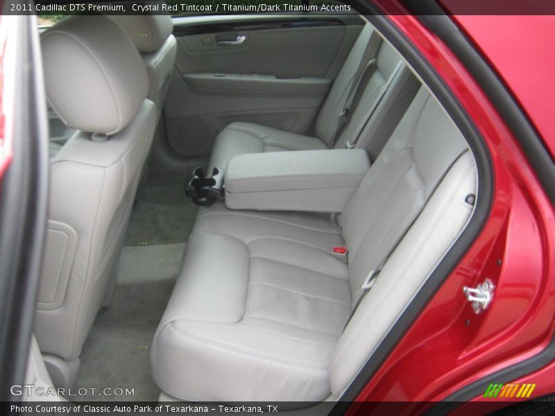 Crystal Red Tintcoat / Titanium/Dark Titanium Accents 2011 Cadillac DTS Premium