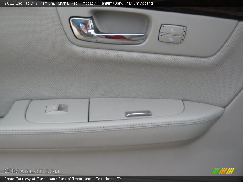 Crystal Red Tintcoat / Titanium/Dark Titanium Accents 2011 Cadillac DTS Premium