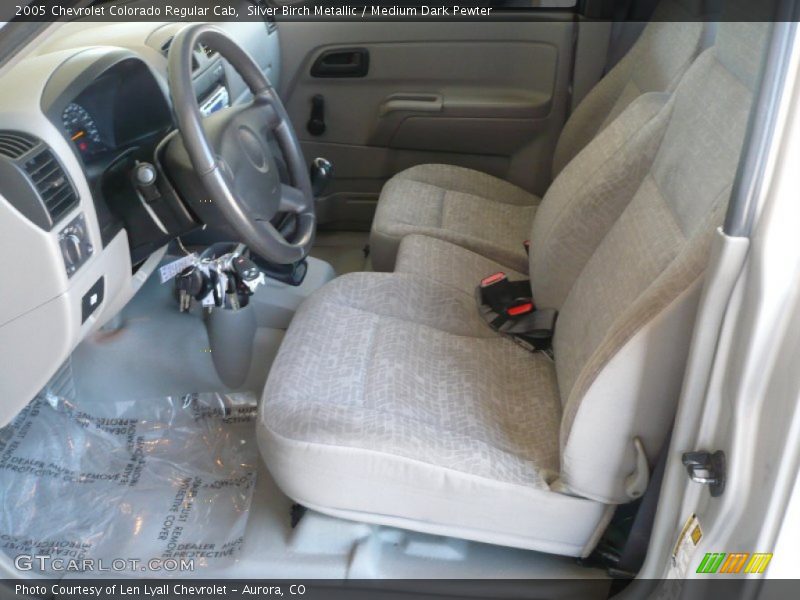  2005 Colorado Regular Cab Medium Dark Pewter Interior