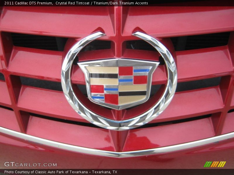 Crystal Red Tintcoat / Titanium/Dark Titanium Accents 2011 Cadillac DTS Premium