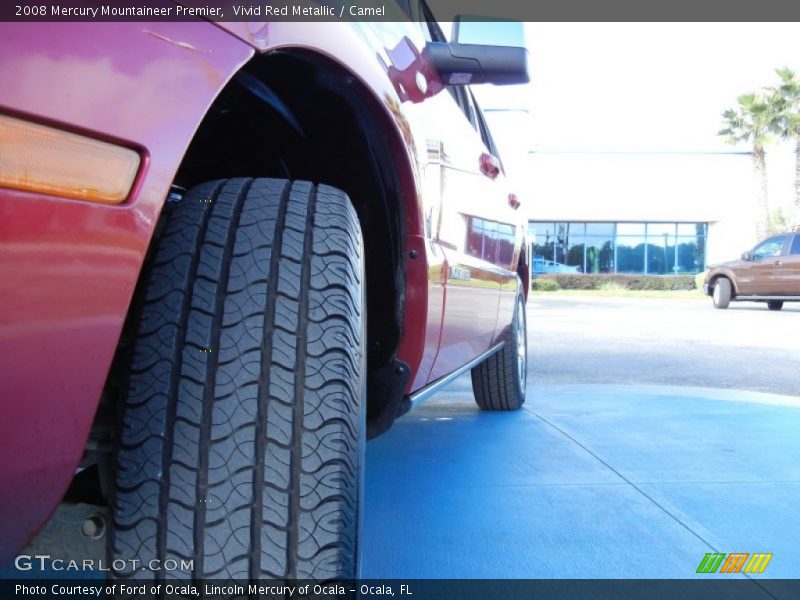 Vivid Red Metallic / Camel 2008 Mercury Mountaineer Premier