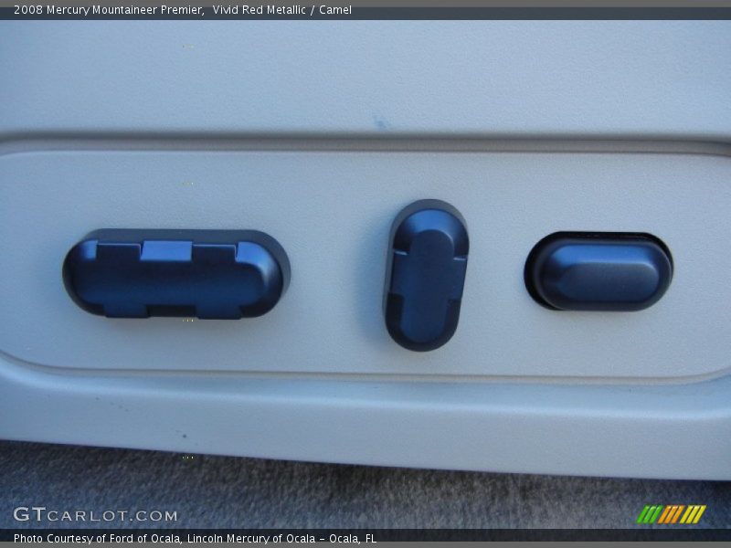 Vivid Red Metallic / Camel 2008 Mercury Mountaineer Premier