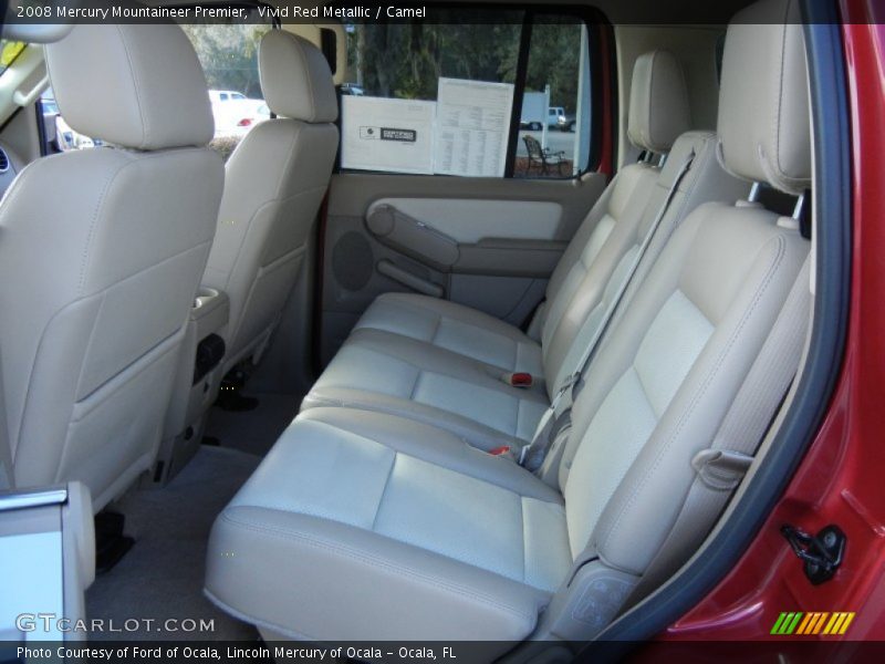 Vivid Red Metallic / Camel 2008 Mercury Mountaineer Premier