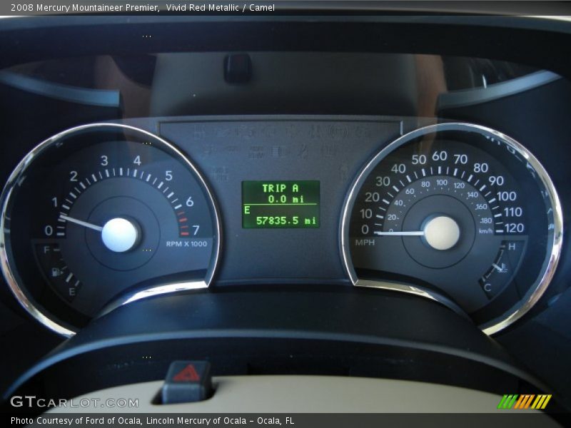  2008 Mountaineer Premier Premier Gauges