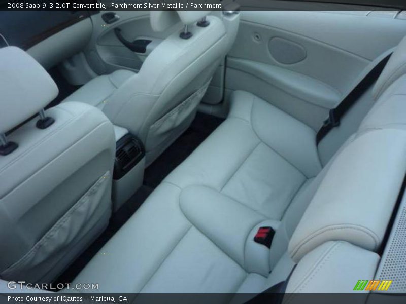 Parchment Silver Metallic / Parchment 2008 Saab 9-3 2.0T Convertible