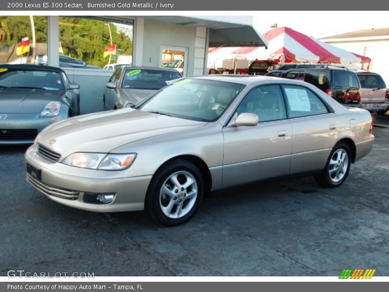 Burnished Gold Metallic / Ivory 2000 Lexus ES 300 Sedan