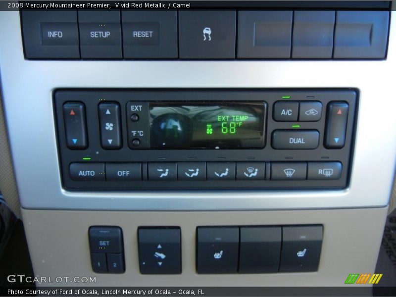 Controls of 2008 Mountaineer Premier
