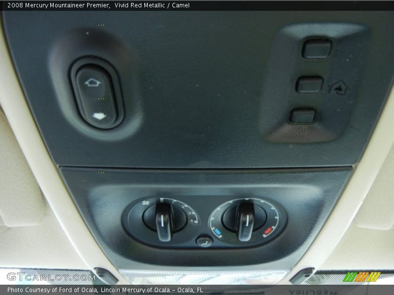 Vivid Red Metallic / Camel 2008 Mercury Mountaineer Premier