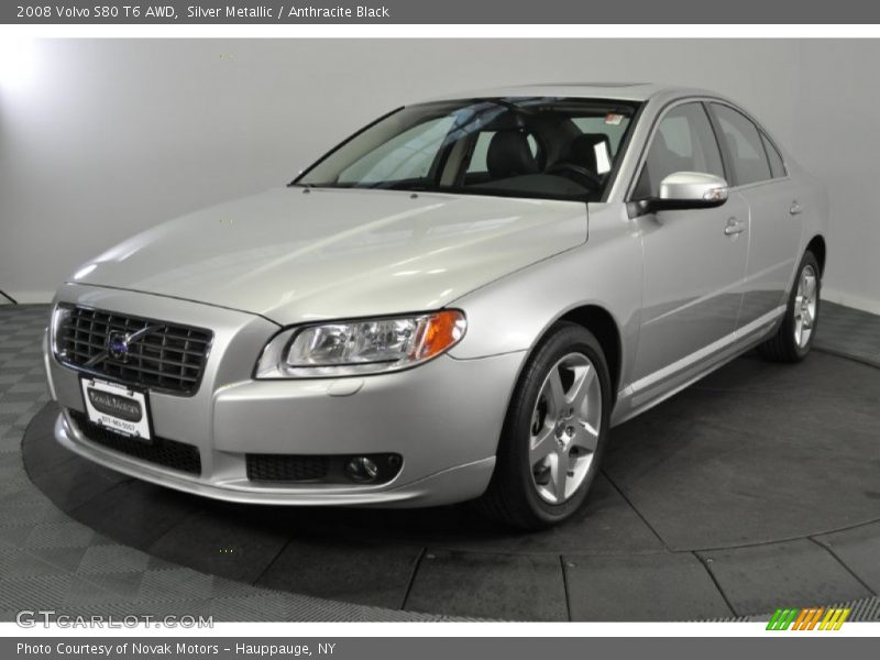 Silver Metallic / Anthracite Black 2008 Volvo S80 T6 AWD