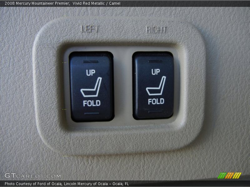 Vivid Red Metallic / Camel 2008 Mercury Mountaineer Premier