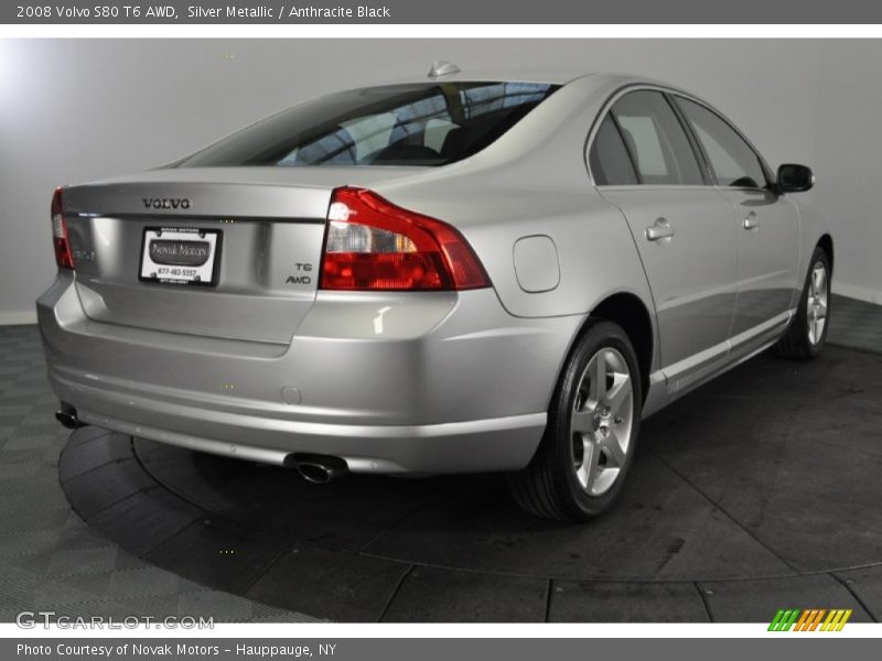Silver Metallic / Anthracite Black 2008 Volvo S80 T6 AWD