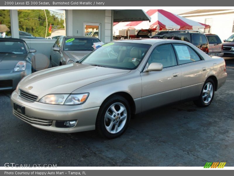 Burnished Gold Metallic / Ivory 2000 Lexus ES 300 Sedan