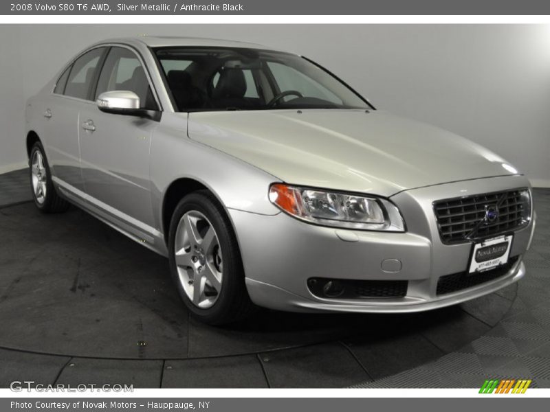 Silver Metallic / Anthracite Black 2008 Volvo S80 T6 AWD