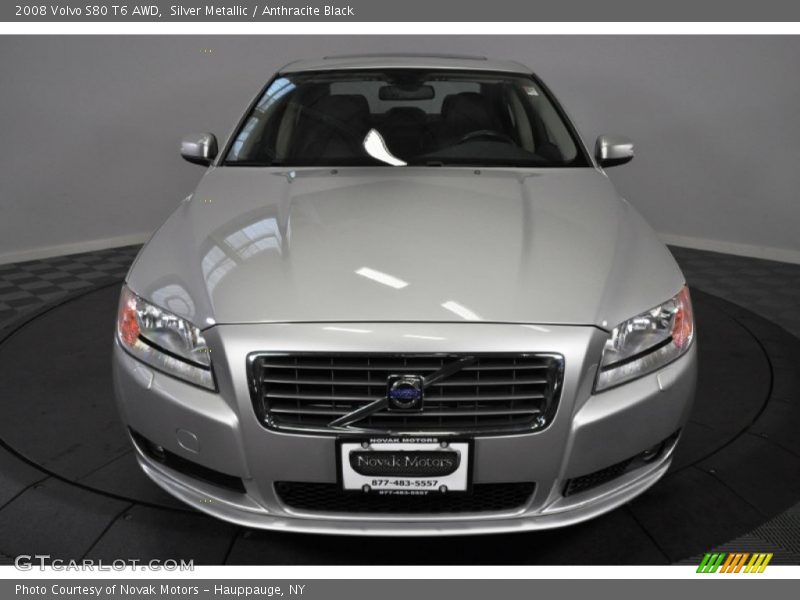 Silver Metallic / Anthracite Black 2008 Volvo S80 T6 AWD