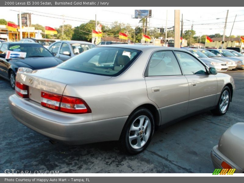 Burnished Gold Metallic / Ivory 2000 Lexus ES 300 Sedan