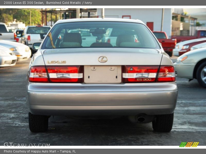 Burnished Gold Metallic / Ivory 2000 Lexus ES 300 Sedan