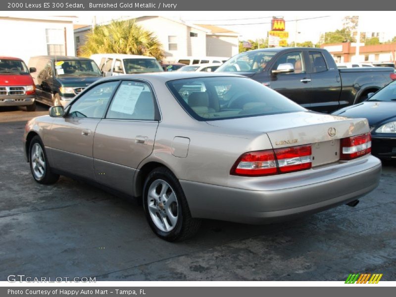 Burnished Gold Metallic / Ivory 2000 Lexus ES 300 Sedan