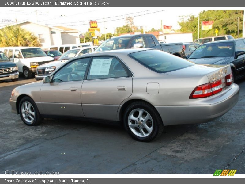 Burnished Gold Metallic / Ivory 2000 Lexus ES 300 Sedan