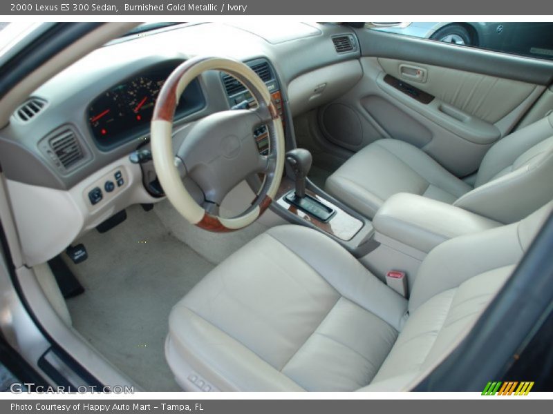 Burnished Gold Metallic / Ivory 2000 Lexus ES 300 Sedan