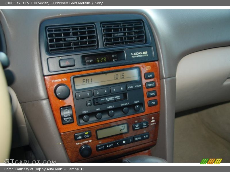 Burnished Gold Metallic / Ivory 2000 Lexus ES 300 Sedan