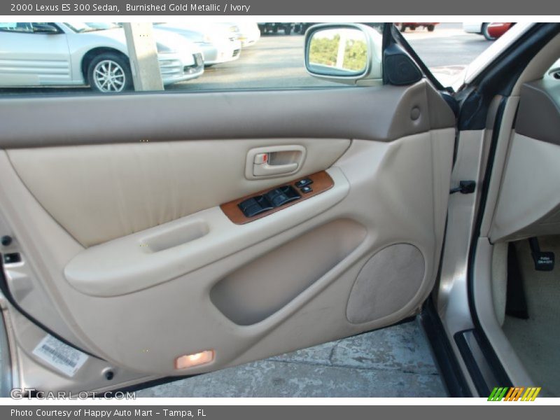 Burnished Gold Metallic / Ivory 2000 Lexus ES 300 Sedan
