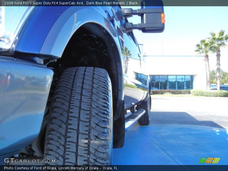 Dark Blue Pearl Metallic / Black 2008 Ford F350 Super Duty FX4 SuperCab 4x4