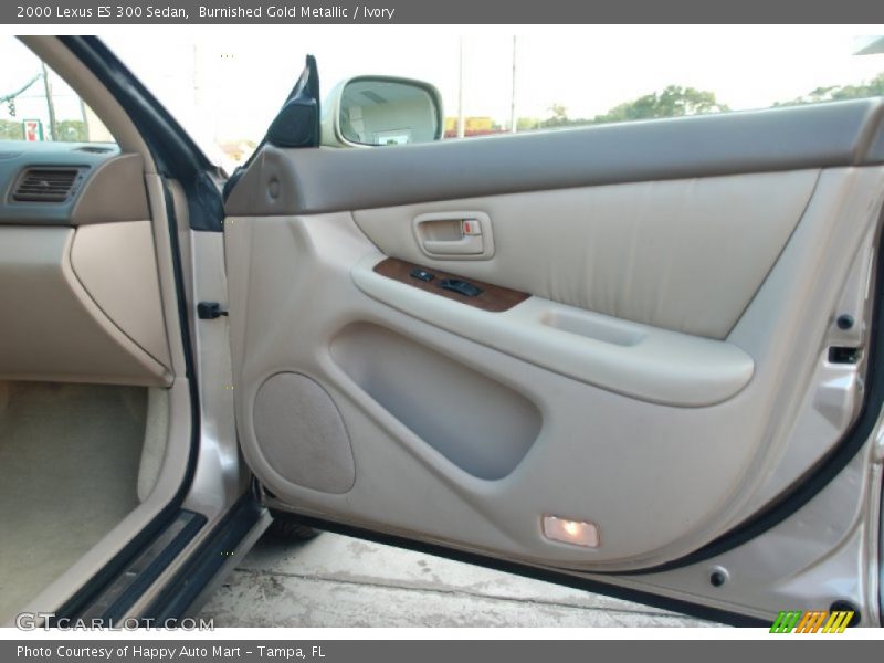 Burnished Gold Metallic / Ivory 2000 Lexus ES 300 Sedan