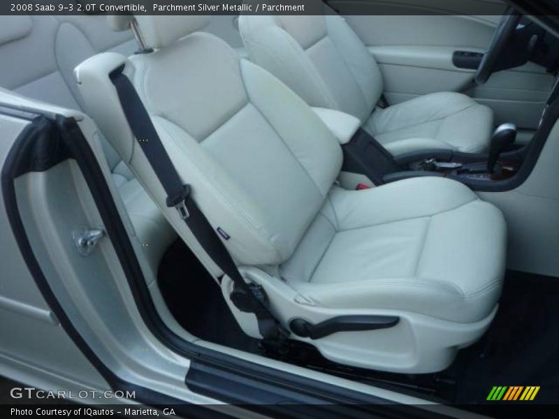Parchment Silver Metallic / Parchment 2008 Saab 9-3 2.0T Convertible