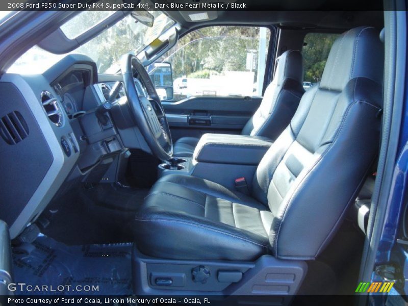  2008 F350 Super Duty FX4 SuperCab 4x4 Black Interior